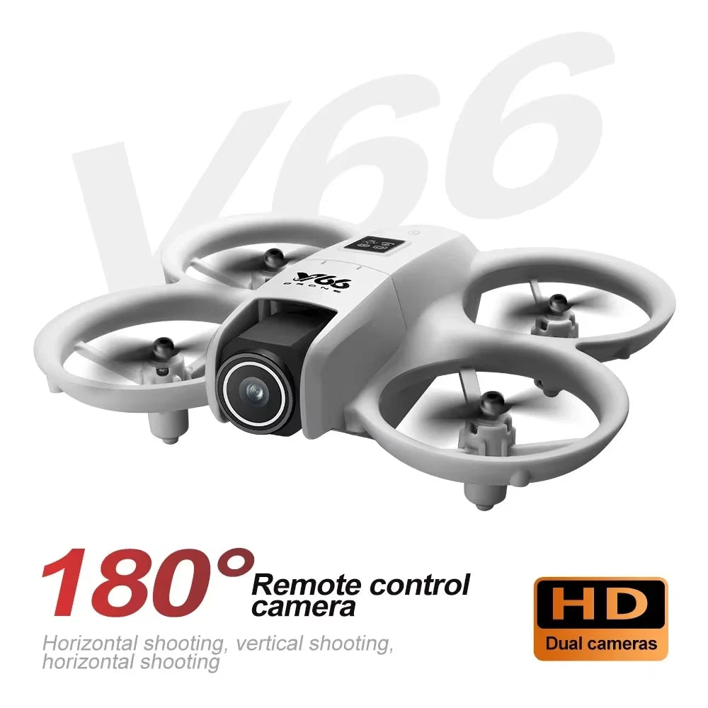Xiaomi V66 Mini RC Aerial Drone 8K Professinal Wide Angle HD Camera Foldable Obstacle Avoidance Helicopter High Drone Toy New