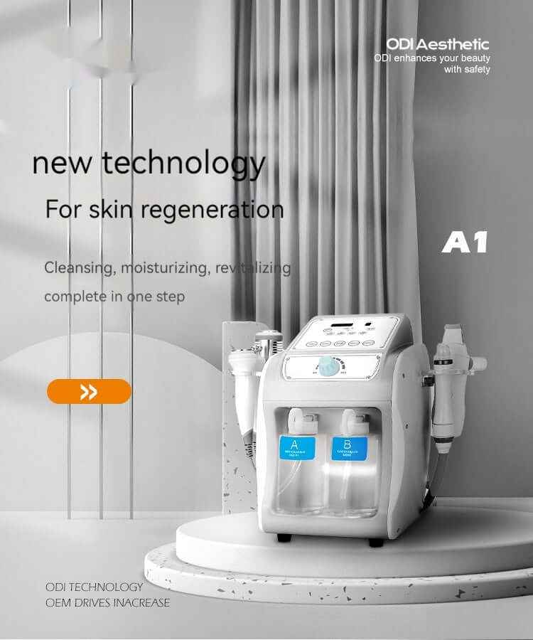 Oxygen Injection Moisturizing Blackhead Exfoliating Face Wash Beauty Six-in-one Skin Management Instrument