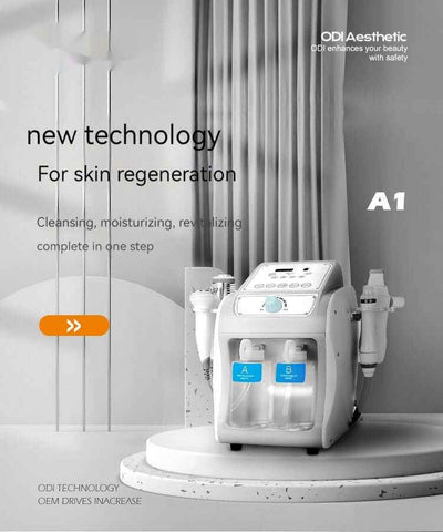 Oxygen Injection Moisturizing Blackhead Exfoliating Face Wash Beauty Six-in-one Skin Management Instrument