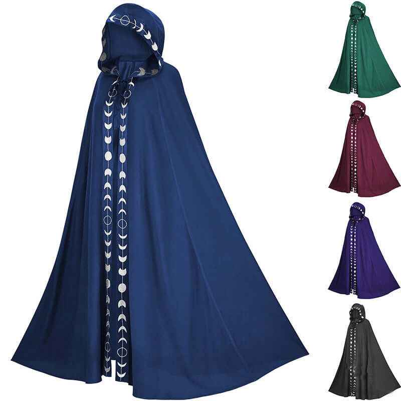 medieval hooded cloak cosplay | 5 Color Festival Costume