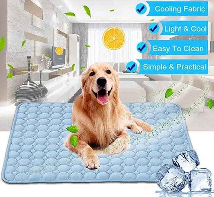Pet Cooling Pad for Summer - Ice Silk Comfort for Pets