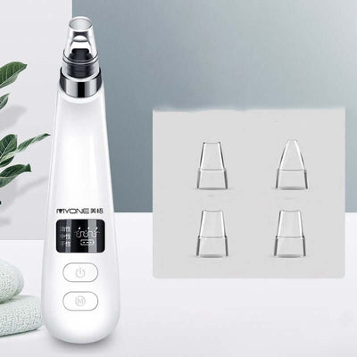 Electric blackhead artifact with replaceable tips for effective skincare.