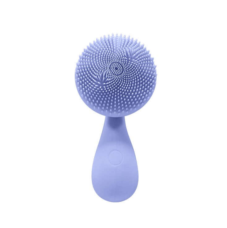Electric face washer in purple silicone for effective cleansing and massage.