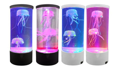 LED Jellyfish Aquarium Lamp Night Light USB Powered - Nexa Home