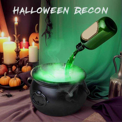 Halloween Black Wizard Bowl Magic Float Bottle And Diffuser Indoor Home Bar Magic Party Horror Ghost Props Halloween Decoration