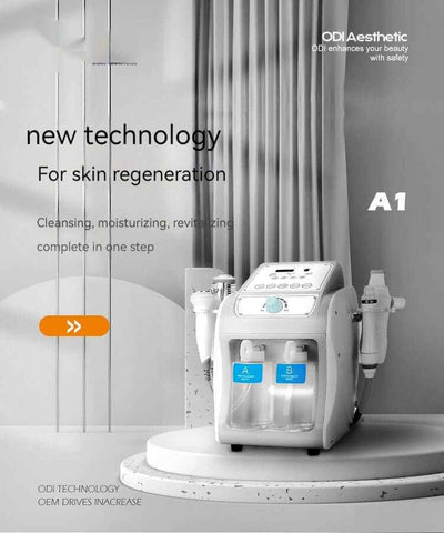 Oxygen Injection Moisturizing Blackhead Exfoliating Face Wash Beauty Six-in-one Skin Management Instrument