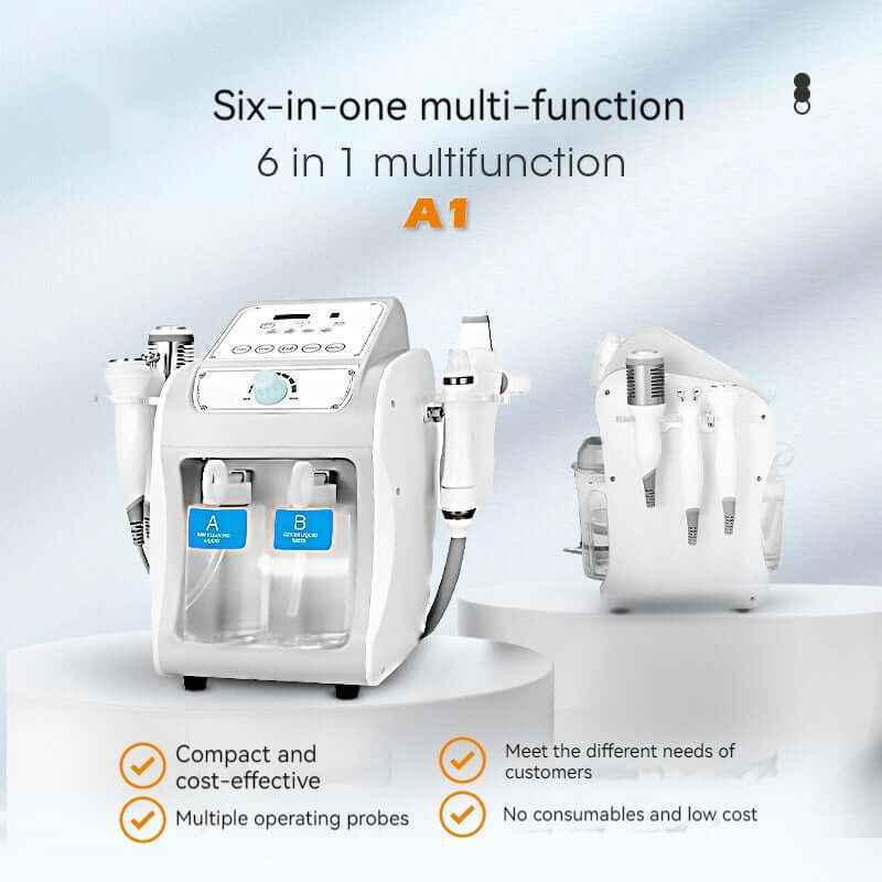 Oxygen Injection Moisturizing Blackhead Exfoliating Face Wash Beauty Six-in-one Skin Management Instrument