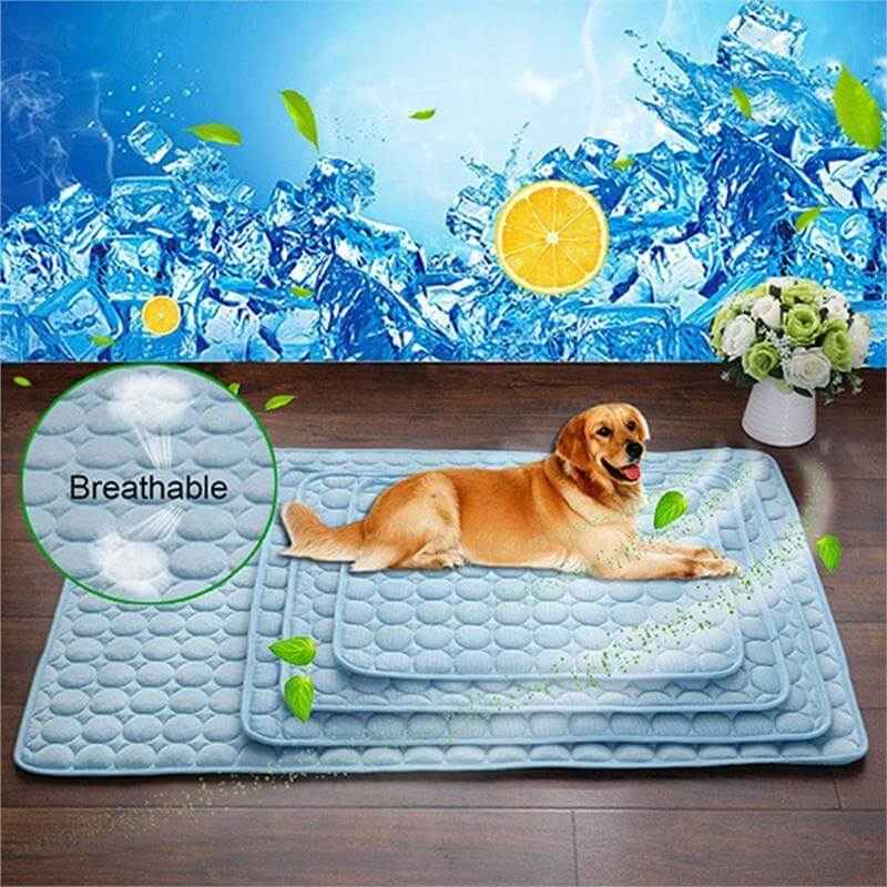Pet Cooling Pad for Summer - Ice Silk Comfort for Pets