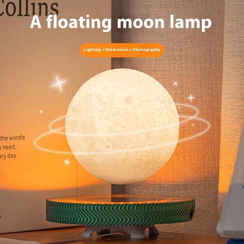 Magnetic Suspension Moon Small Night Lamp Decorative Creative Ornaments