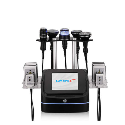 RF Ultrasonic Liposuction Ultra Lipo Cavitation Machine with multiple applicators for weight loss and rejuvenation.