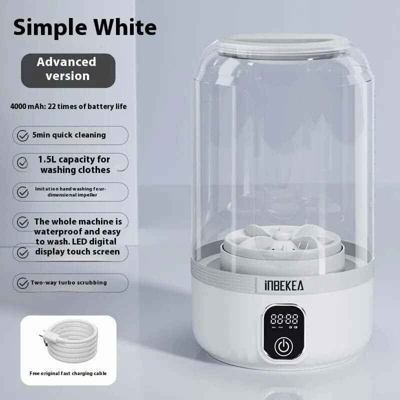 Wireless Mini Washing Machine Portable Automatic