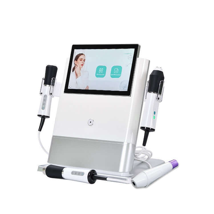 3 In 1 Ultrasonic CO2 Exfoliate Face Lifting Device Oxygen for facial care and beauty treatments.