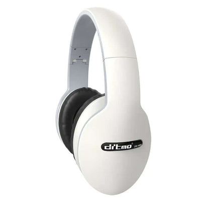 Headset sports headphones gaming wired headphones with a sleek white design and padded ear cups.