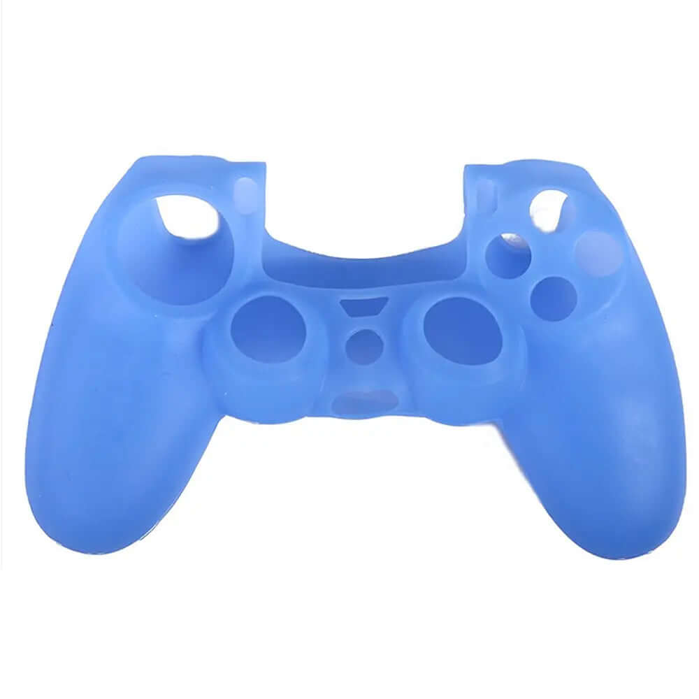 PS4 Controller Skin Silicone Rubber Protective Grip Case for Playstation 4 Wireless Dualshock Game Controllers in blue color