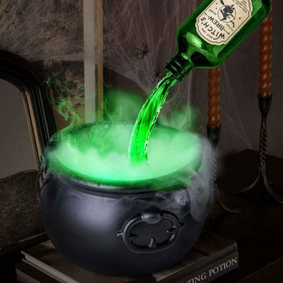 Halloween Black Wizard Bowl Magic Float Bottle And Diffuser Indoor Home Bar Magic Party Horror Ghost Props Halloween Decoration