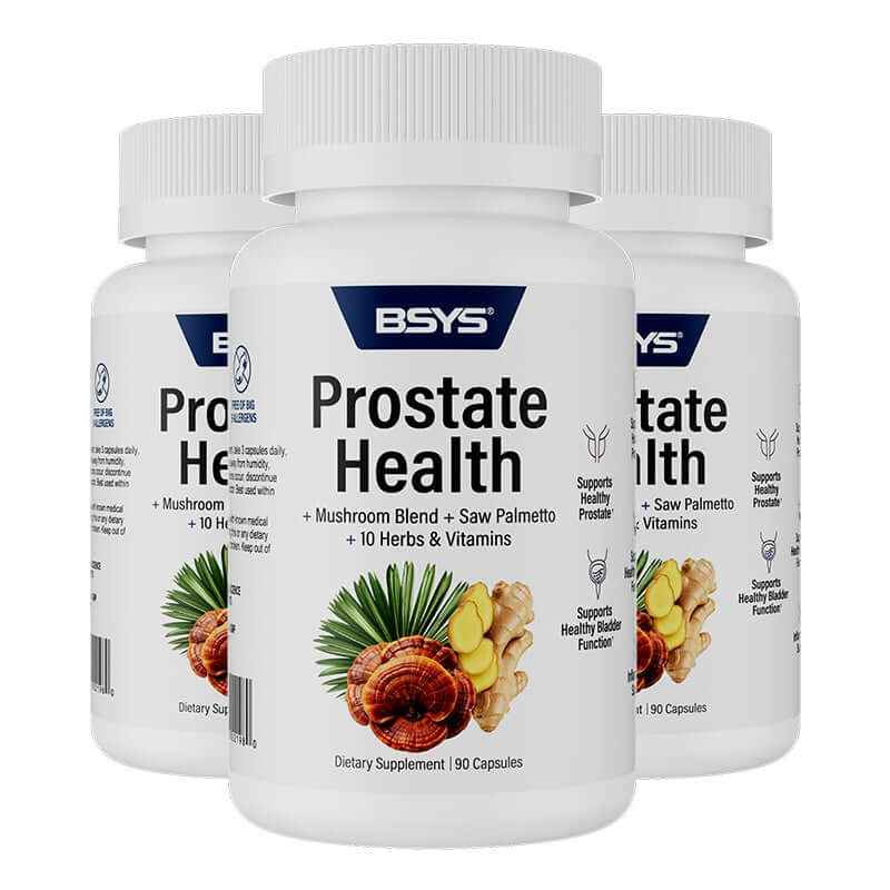 BSYS Prostate Health Capsules Urinary, Health Aid  Men's Prostate Care Formula