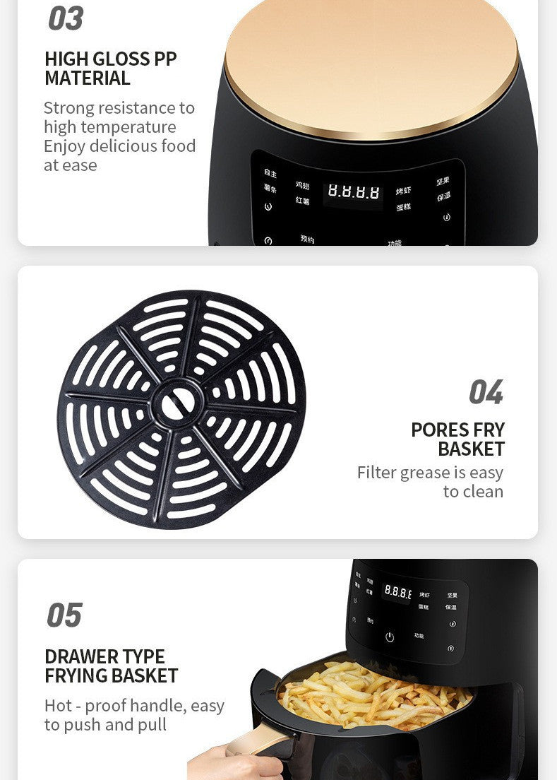 Air Fryer Smart Touch Home Electric Fryer - Nexa Home