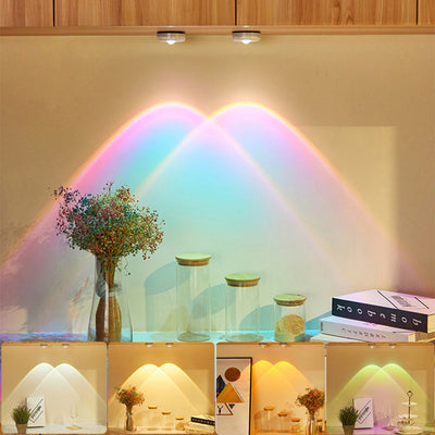 Led Lights Wireless Closet Kitchen Lights Under Furniture Battery Powered Sunset Nightlight Wall Lamp Bedroom Decoration Cabinet - Nexa Home