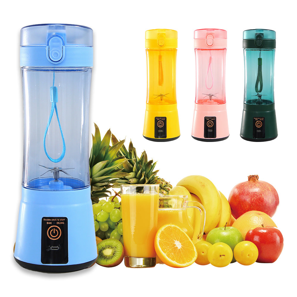 Portable Electric Fruit Juicer Wireless USB Rechargeable Mini Mixer Multifunction Summer Smoothie Blender Machine Kitchen Supplies - Nexa Home