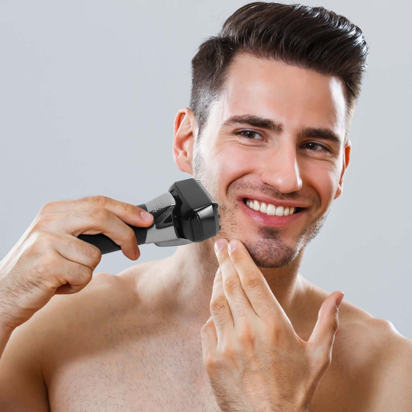 Electric Foil Face Shaver 5-Blade Electric Razor For Men Wet & Dry Jawline Beard Trimmer Precision Sideburn Shavers IPX6