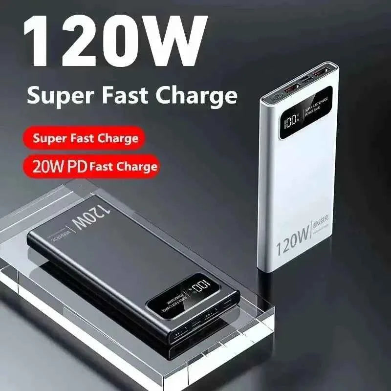 Xiaomi 120W 200000mAh Power Bank Super Fast Charging Battery High Capacity Digital Display PowerBank For iPhone Huawei 2025