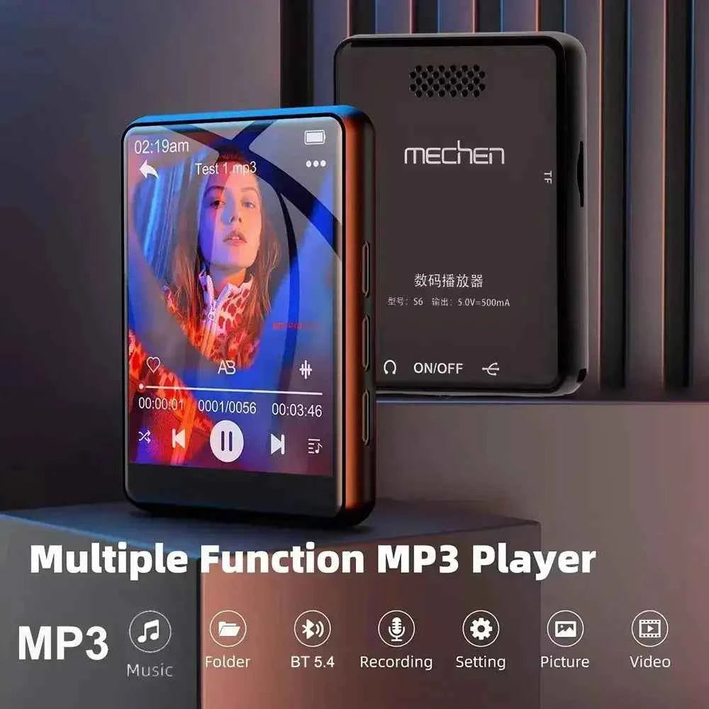 128G MP3 Player Bluetooth 5.4 HiFi MP3 Music Player Built-in Speaker 2.4inch Touch Screen MP4 Player with E-book/Video Recording
