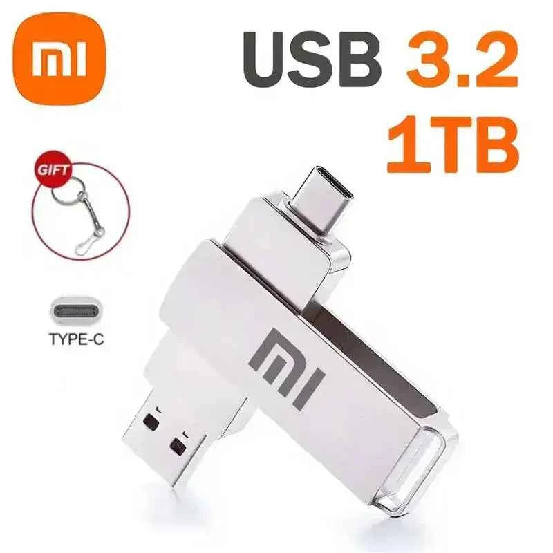 Xiaomi 16TB Flash Drive USB 3.2 High Speed Waterproof USB Transfer Type-c 2-In-1 8TB 16TB OTG Pendrive Flash Disk For Computer