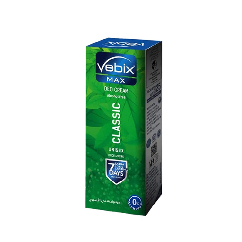 Vebix Max Blue Active Classic Mystic Extra Long Lasting, Prevents Sweat Odor Formation, Moisturize Skin 25ML Bottle