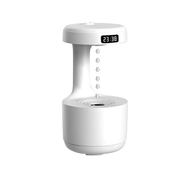 Air Humidifier Anti-Gravity Funny Water Droplets Ultrasonic Cool Mist Maker Fogger Diffuser with LED Display for Home Office