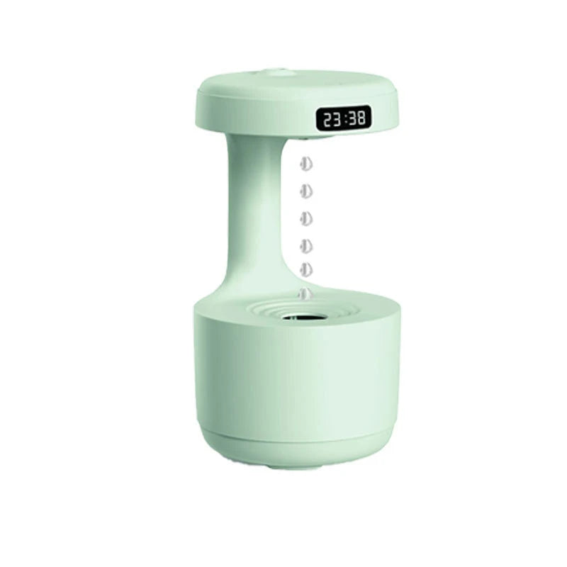Air Humidifier Anti-Gravity Funny Water Droplets Ultrasonic Cool Mist Maker Fogger Diffuser with LED Display for Home Office