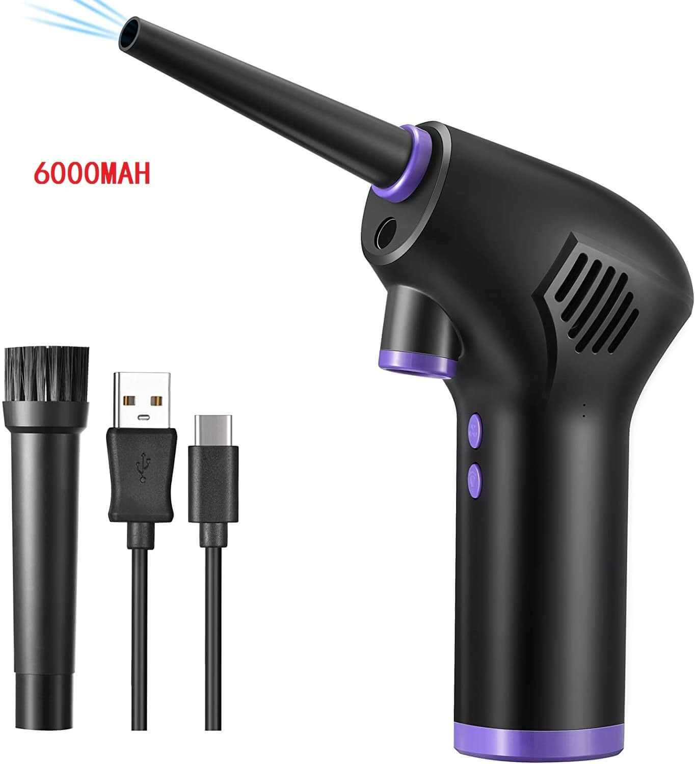 Cordless Air Duster Compressed Air Blower Electric Air Duster for Computer Keyboard Camera Cleaning Small Appliances.