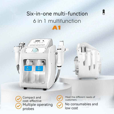 Oxygen Injection Moisturizing Blackhead Exfoliating Face Wash Beauty Six-in-one Skin Management Instrument