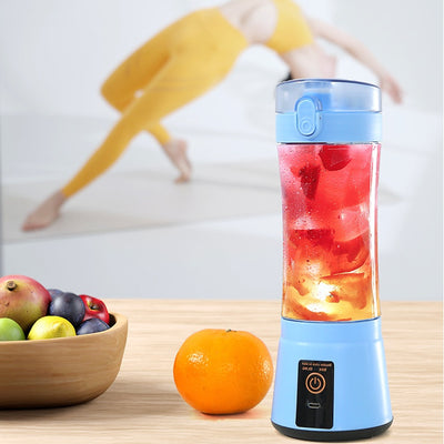 Portable Electric Fruit Juicer Wireless USB Rechargeable Mini Mixer Multifunction Summer Smoothie Blender Machine Kitchen Supplies - Nexa Home