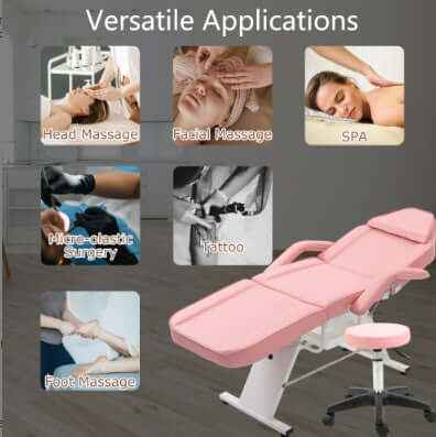 Metal Massage Salon Tattoo Chair