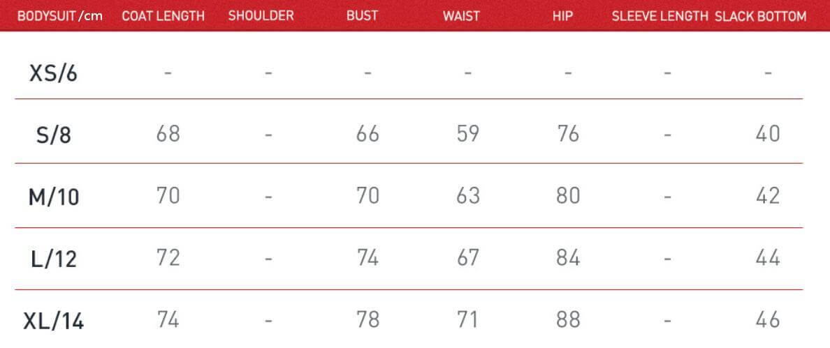 Size chart for Women Yoga Sexy Sleeveless Sports Romper showing dimensions for XS-XL.